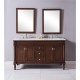 Elegant Decor VF13060DWT Lexington 60 in. Single Bathroom Vanity set in Walnut