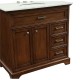 Elegant Decor VF15036TK Americana 36 in. Single Bathroom Vanity set in Teak