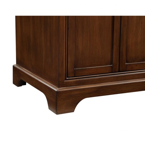 Elegant Decor VF15036TK Americana 36 in. Single Bathroom Vanity set in Teak