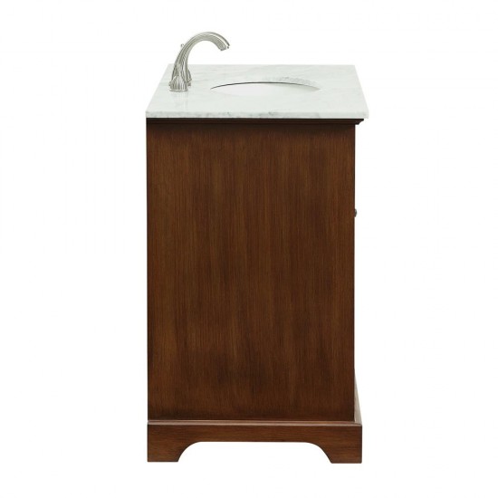 Elegant Decor VF15036TK Americana 36 in. Single Bathroom Vanity set in Teak