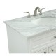 Elegant Decor VF15036WH Americana 36 in. Single Bathroom Vanity set in White