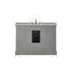 Elegant Decor VF15048GR Americana 48 in. Single Bathroom Vanity set in Light Grey