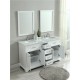 Elegant Decor VF15060DWH Americana 60 in. Double Bathroom Vanity set in White