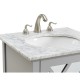 Elegant Lighting VF30221GR Luxe 21 in. Single Bathroom Vanity set in Grey