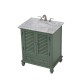 Elegant Lighting VF30530VM Rhodes 30 in.Single Bathroom Vanity set in Vintage Mint