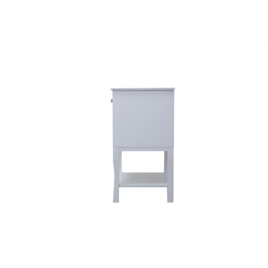 Elegant Lighting VF2100 Mason 2 Doors Cabinet 24 in. x 18 in. x 34 in. in White