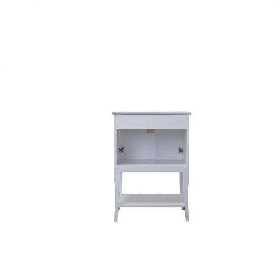 Elegant Lighting VF2100 Mason 2 Doors Cabinet 24 in. x 18 in. x 34 in. in White