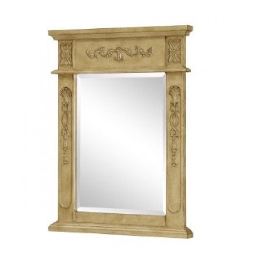 Elegant Lighting VM-1003 Vanity Mirror 22" x 28" Antique Beige