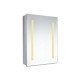 Elegant Lighting MRE8003 Elixir Mirror Cabinet W23.5"H39.5" 5000K