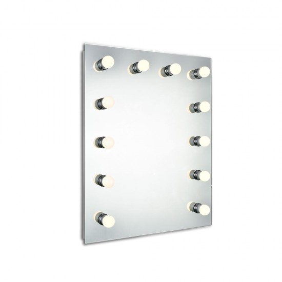 Elegant Lighting MRE8513K Hollywood Vanity Mirror5000K W23.5"H31.5"