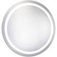 Elegant Lighting MRE-6007 Nova 42 X 42 inch Glossy White Lighted Wall Mirror in 5000K, Dimmable, 5000K, Round, Fog Free