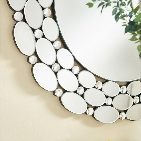 Elegant Lighting MR9128 Sparkle 35 X 35 inch Clear Wall Mirror Home Decor