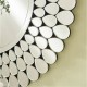 Elegant Lighting MR9155 Sparkle 40 X 40 inch Clear Wall Mirror Home Decor