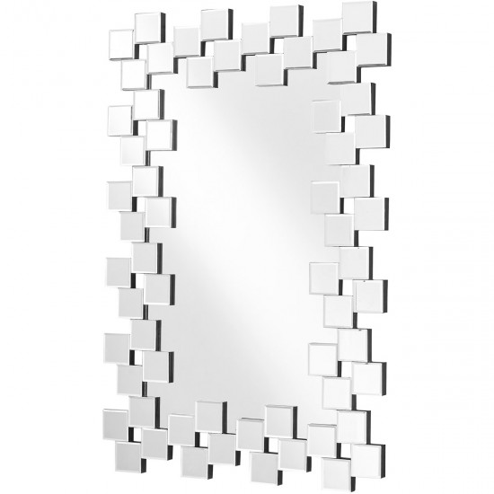 Elegant Lighting MR9157 Sparkle 47 X 32 inch Clear Wall Mirror Home Decor