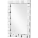 Elegant Lighting MR9158 Sparkle 36 X 24 inch Clear Wall Mirror Home Decor