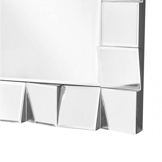 Elegant Lighting MR9158 Sparkle 36 X 24 inch Clear Wall Mirror Home Decor