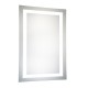Elegant Lighting MRE-6004 Nova 40 X 24 inch Glossy White Lighted Wall Mirror in 5000K, Dimmable, 5000K, Rectangle, Fog Free
