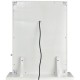 Elegant Lighting MRE8503K Hollywood 33 X 28 inch Gloss White Lighted Wall Mirror