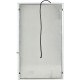 Elegant Lighting MRE8533K Hollywood 40 X 24 inch Silver Anodized Lighted Wall Mirror