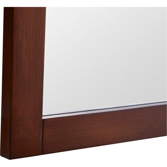 Elegant Lighting VM15024TK Americana 32 X 24 inch Teak Wall Mirror Home Decor