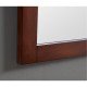 Elegant Lighting VM15024TK Americana 32 X 24 inch Teak Wall Mirror Home Decor