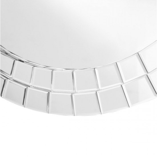Elegant Lighting MR9150 Sparkle 40 X 40 inch Clear Wall Mirror Home Decor