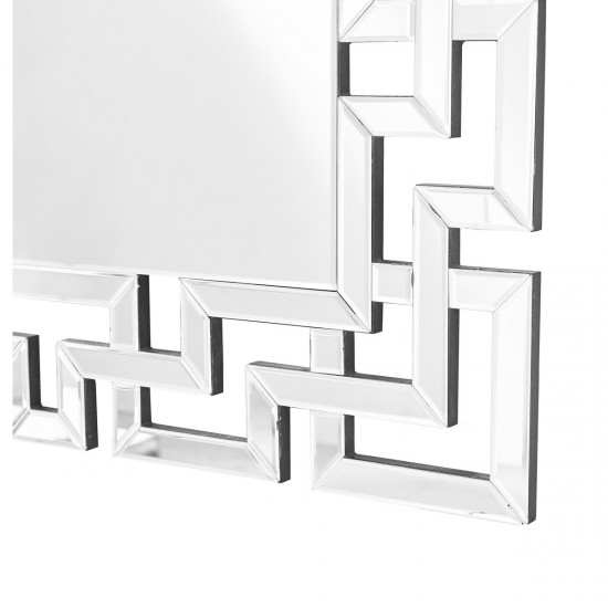 Elegant Lighting MR9152 Sparkle 48 X 38 inch Clear Wall Mirror Home Decor