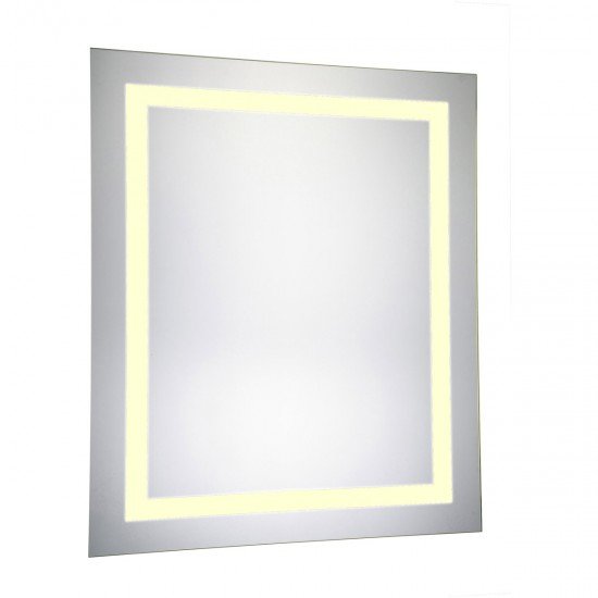 Elegant Lighting MRE-6011 Nova 30 X 20 inch Lighted Wall Mirror in 3000K, Dimmable, 3000K, Rectangle, Fog Free