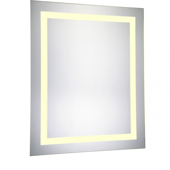 Elegant Lighting MRE-6013 Nova 30 X 24 inch Lighted Wall Mirror in 3000K, Dimmable, 3000K, Rectangle, Fog Free