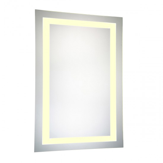 Elegant Lighting MRE-6014 Nova 40 X 24 inch Lighted Wall Mirror in 3000K, Dimmable, 3000K, Rectangle, Fog Free