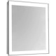 Elegant Lighting MRE-6103 Nova 30 X 24 inch Glossy White Lighted Wall Mirror in 5000K, Rectangle
