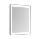 Elegant Lighting MRE-6104 Nova 40 X 24 inch Glossy White Lighted Wall Mirror, Rectangle