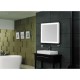 Elegant Lighting MRE-6109 Nova 36 X 36 inch Glossy White Lighted Wall Mirror in 5000K, Square