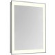 Elegant Lighting MRE-6111 Nova 30 X 20 inch Glossy White Lighted Wall Mirror in 3000K, Rectangle