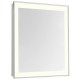 Elegant Lighting MRE-6113 Nova 30 X 24 inch Glossy White Lighted Wall Mirror in 3000K, Rectangle