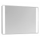 Elegant Lighting MRE-6201 Nova 30 X 20 inch Glossy White Lighted Wall Mirror in 5000K, Rectangle