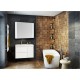 Elegant Lighting MRE-6205 Nova 40 X 32 inch Glossy White Lighted Wall Mirror in 5000K, Rectangle