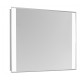 Elegant Lighting MRE-6205 Nova 40 X 32 inch Glossy White Lighted Wall Mirror in 5000K, Rectangle