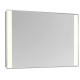 Elegant Lighting MRE-6211 Nova 30 X 20 inch Glossy White Lighted Wall Mirror in 3000K, Rectangle