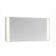 Elegant Lighting MRE-6212 Nova 40 X 20 inch Glossy White Lighted Wall Mirror in 3000K, Rectangle