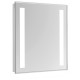 Elegant Lighting MRE-6303 Nova 30 X 24 inch Glossy White Lighted Wall Mirror in 5000K, Rectangle