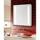 Elegant Lighting MRE-6305 Nova 40 X 32 inch Glossy White Lighted Wall Mirror in 5000K, Rectangle