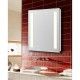 Elegant Lighting MRE-6311 Nova 30 X 20 inch Glossy White Lighted Wall Mirror in 3000K, Rectangle