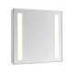 Elegant Lighting MRE-6311 Nova 30 X 20 inch Glossy White Lighted Wall Mirror in 3000K, Rectangle