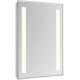 Elegant Lighting MRE-6312 Nova 40 X 20 inch Glossy White Lighted Wall Mirror in 3000K, Rectangle