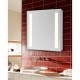 Elegant Lighting MRE-6313 Nova 30 X 24 inch Glossy White Lighted Wall Mirror in 3000K, Rectangle