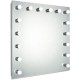 Elegant Lighting MRE8525K Hollywood 36 X 36 inch Silver Anodized Lighted Wall Mirror