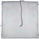 Elegant Lighting MRE8523K Hollywood 36 X 36 inch Silver Anodized Lighted Wall Mirror