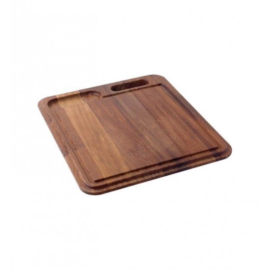 Franke KB-40S Iroko Solid Wood Cutting Board With Colander For KBX Series Kitchen Sinks