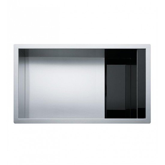 Franke CLV110-28 Crystal 29 1/2" Single Bowl Undermount Stainless Steel Kitchen Sink
